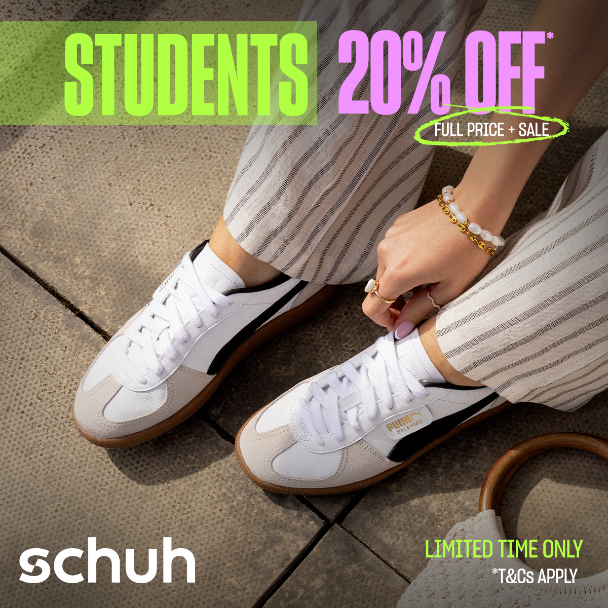 Student discount shoe shops 2025